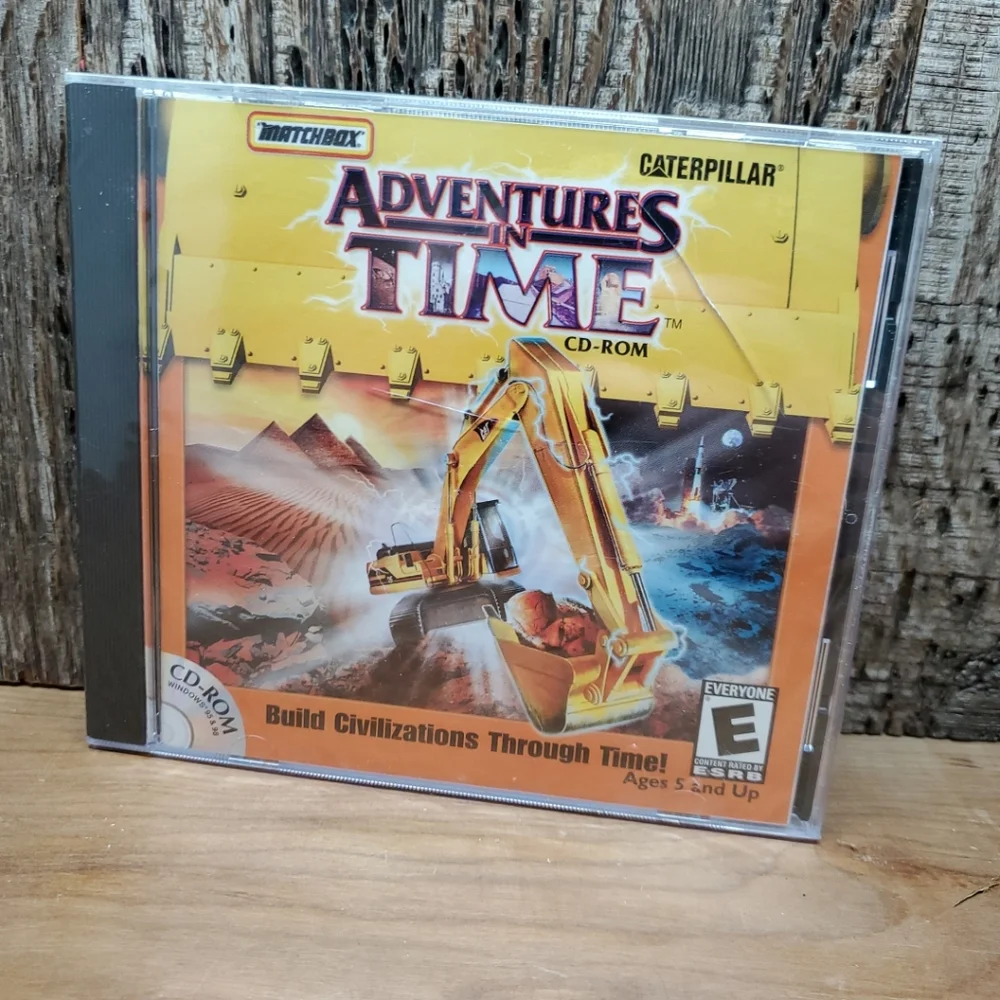 Matchbox: Caterpillar Adventures in Time PC Game CD ROM Video Game Sealed New